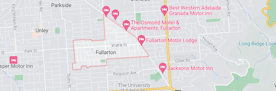 a map of Fullarton South Australia
